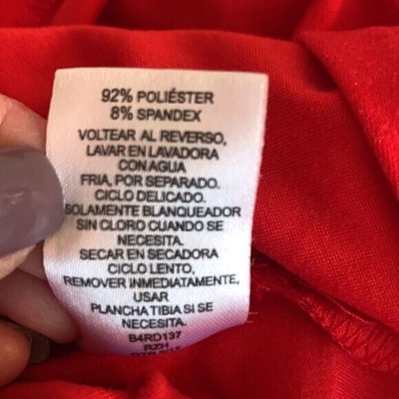 Derek Heart Santa It's A Long Story 3/4 Bell Sleeves Tee‎ Shirt Size Med 10/12 - Picture 8 of 9